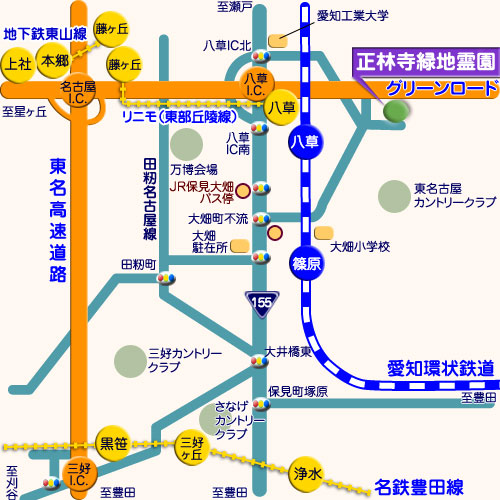 正林寺緑地霊園 霊園地図 霊園・墓石の須藤石材