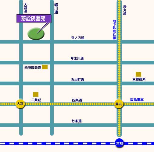 慈詮院墓苑　霊園地図　霊園・墓石の須藤石材